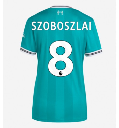 Liverpool Dominik Szoboszlai #8 Tredjedrakt Dame 2025-26 Korte ermer Liverpool Dominik Szoboszlai #8 Tredjedrakt Dame 2025-26 Korte ermer